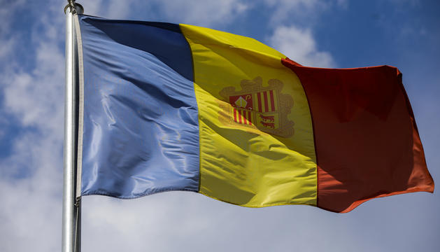 Bandera Principat d'Andorra