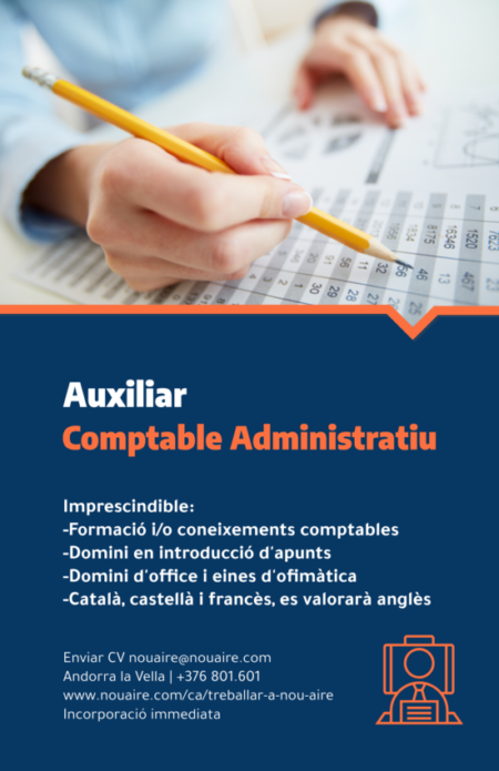 Auxiliar Comptable Administratiu 2021