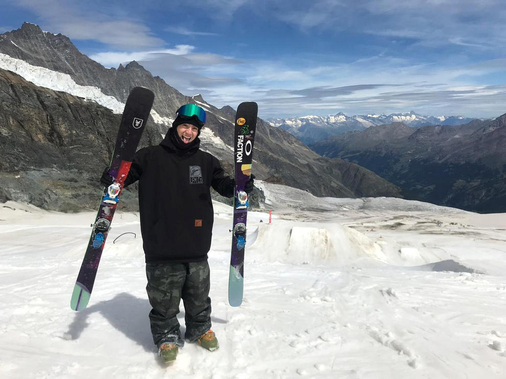 Carlos Aguareles a Saas Fee - Free Style