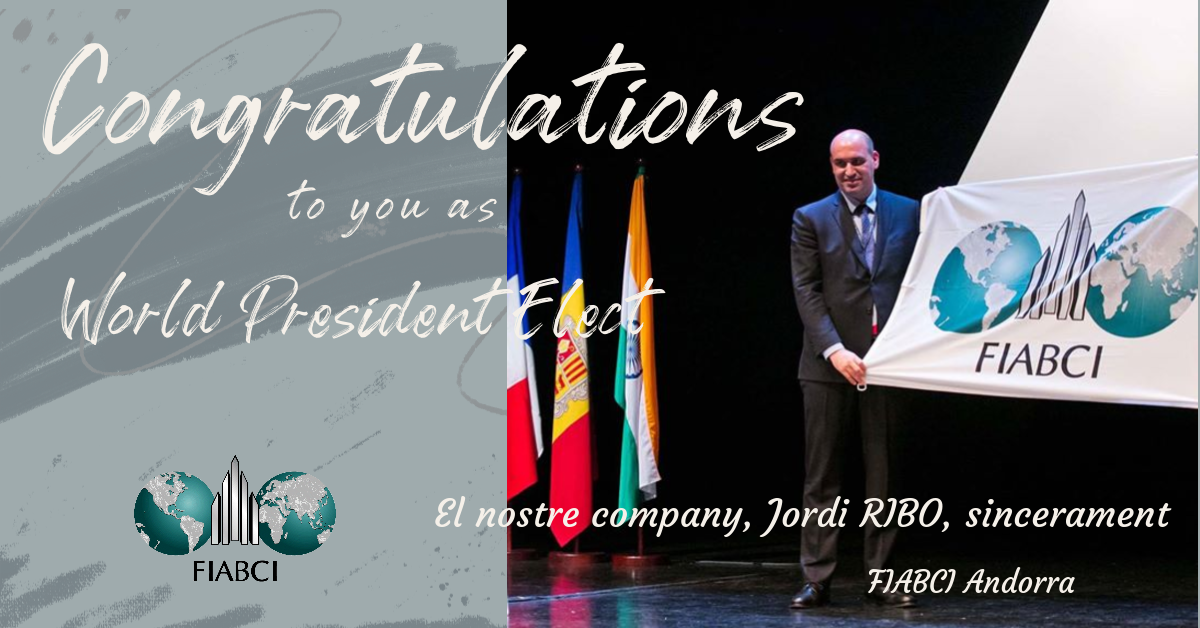 President Elect FIABCI 2020 - 2021