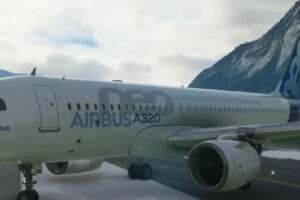 Avió A320 Aeroport Grau Roig Andorra