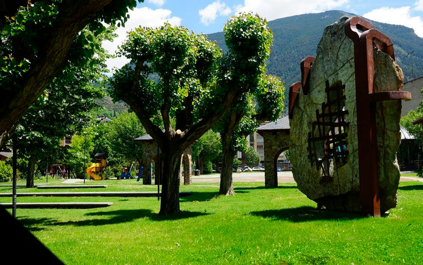 Parque exterior del pedral
