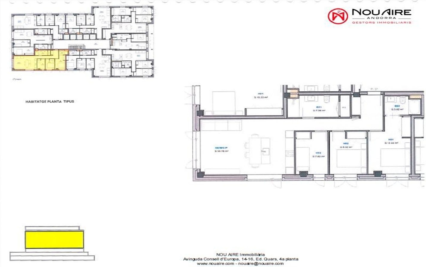 Plano apartamento pedral
